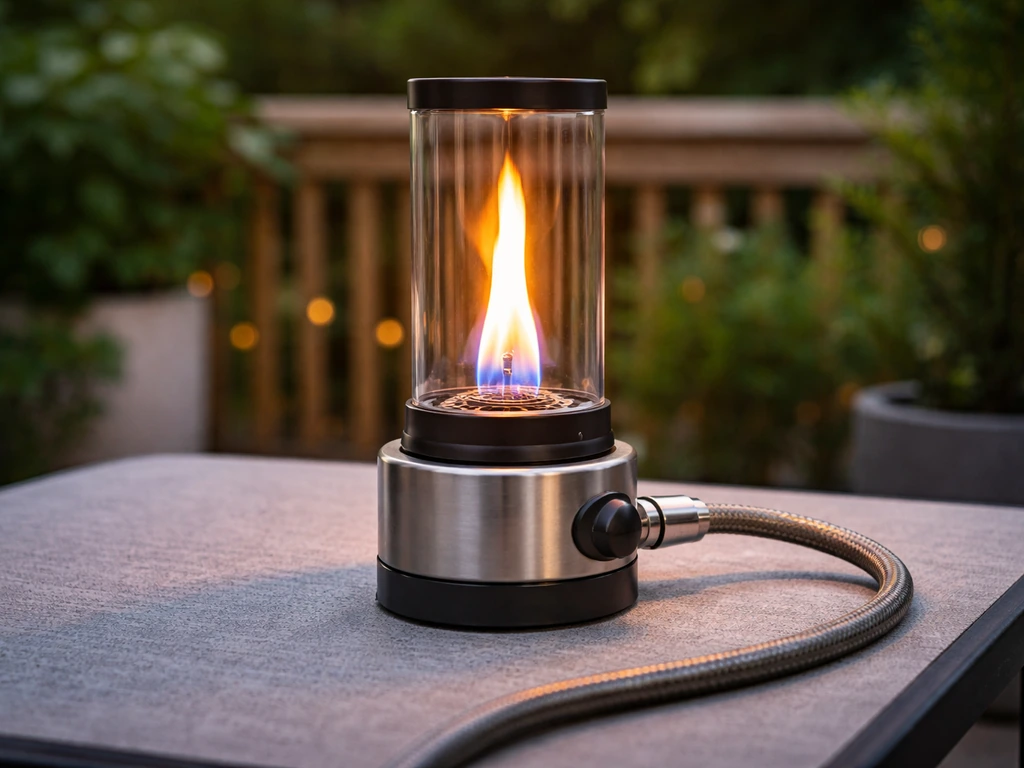 FlamePro Table-Top Patio Heater with Adapter Hose Reviews