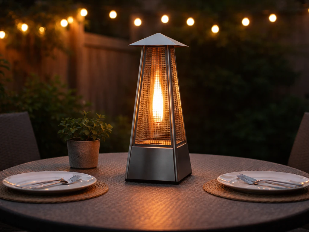 Table Top Pyramid Patio Heater: Buy, Set Up, and Use Safely