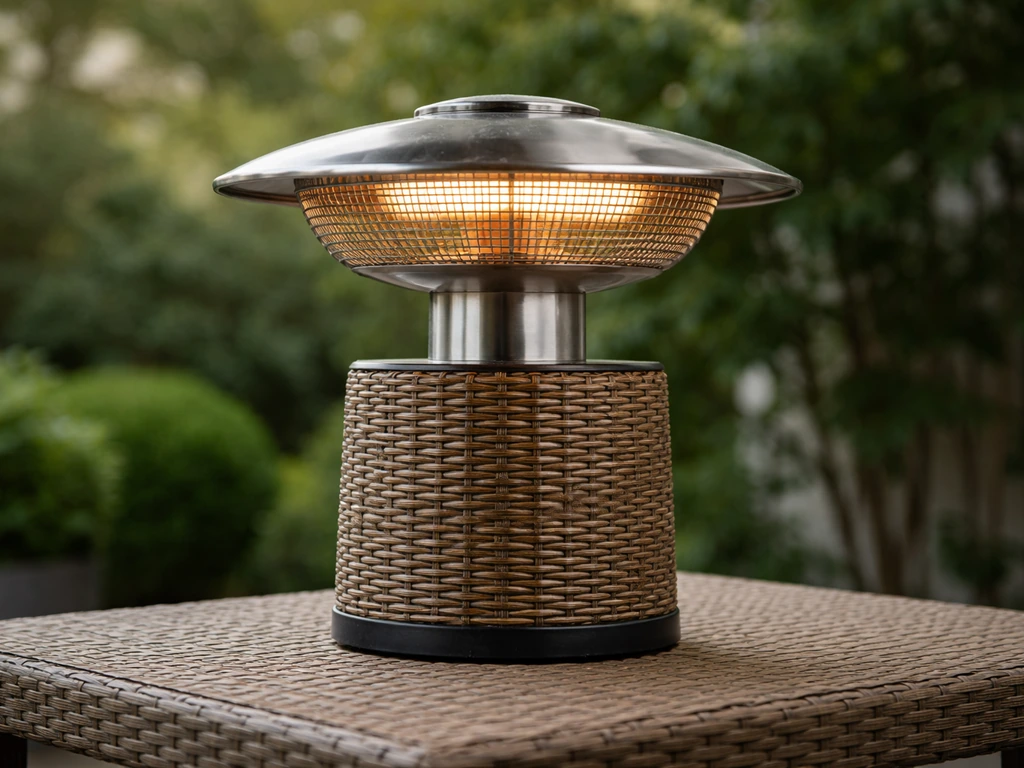 2.1kW Tabletop Electric Patio Heater With Rattan Base Buying Guide