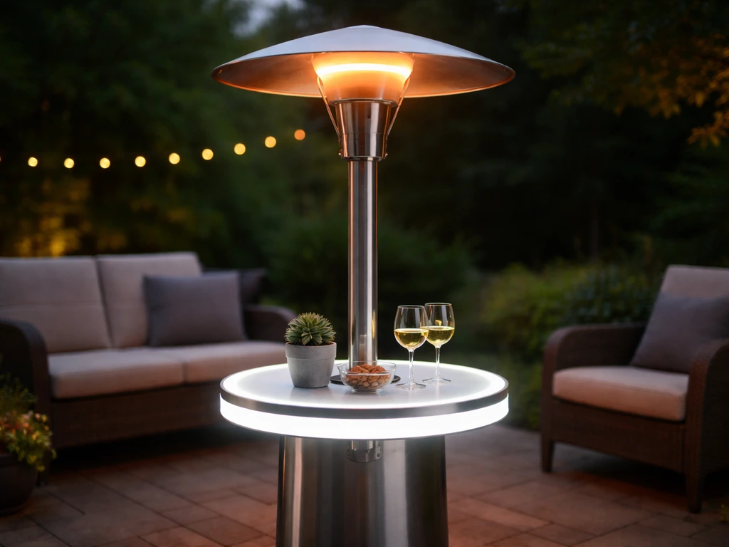 Member’s Mark Patio Heater with LED Table Reviews and Manual Guide
